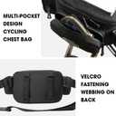 Sunpeak Bike Handlebar Bag, 5L Waterproof Bicycle Front Bag with Touch Screen Phone Holder, Multipurpose Bike Pouch with Shoulder Strap for Adult Bikes, MTB & Road Cycling