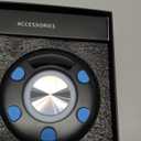 Bluetooth Shower Speaker, IP7 Waterproof Portable Bluetooth 5.3 Speakers with Suction Cup, Mini Wireless Speaker with RGB Lights Time Display, Loud Stereo Sound for Bathroom Beach Travel Outdoor Party (Dark black)