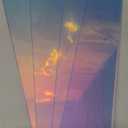 Leinuosen 4 Pcs Iridescent Medicine Shelves 13 Inch Acrylic Medicine Cabinet Replacement Shelves Suitable for Bathroom Living Room Kitchen Wall Mounted and Hanging Cabinet