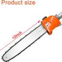 Kerlista Replacementpart Pole Saw Attachment Compatible with KM 55 RC-E KM 56 RC-E KM85 R KM 94 RC-E KM 111R Brushcutters 4182 200 0160