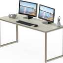 SHW Mission 55-Inch Home Office Computer Desk, Maple