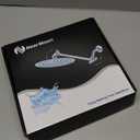 NearMoon Rain Shower Head, High Flow Stainless Steel Square Rainfall Shower, High Pressure Design, Awesome Shower Experience Even At Low Water Flow (10 Inch, Chrome Finish)