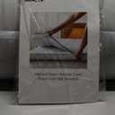 3Inch Queen Mattress Topper Cover(Only Cover),Mattress Protector Bedding,Foam and Latex Mattress Cover with Zipper and Adjustable Straps,Pillow Top(80 x 60) Gray