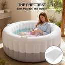 Premium Birth Pool Liner, Birthing Pool for Home Births, Essential for Home Births, Labor and Delivery Ideal for Birthing Pool Mothers, Midwives and Doulas Single-Layer Transparent