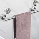 NearMoon Bathroom Hardware Set SUS 304 Thicken Stainless Steel-Towel Bar Set Include 16" Towel Rod, Toilet Paper Holder, Multifunctional Hooks Bathroom Accessories (Brushed Nickel, 5 Pcs)
