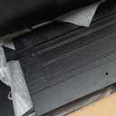 Treocho Wood Wall Cabinet Bathroom Medicine Cabinet Storage with Doors and Adjustable Shelf Wall Mount for Bathroom, Livingroom, Kitchen, Cupboard, Black