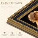 Picrit 24x36 Gold Black Ornate Poster Frame, Shatterproof Cover, 1 Pack