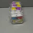 5 x Travel Containers for Toiletries, GLAMFIELDS TSA Approved 1.7oz 50ml Travel Size Silicone Cream Jars BPA Free, Leak-proof Travel Essentials with Lid for Cosmetic Face Hand Body Cream Purple (4 Pack)