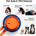 Cheerble Smart Interactive Dog Toy, Wicked Ball Rolly, Automatic Moving, Bouncing, Rotating, E-TPU Material, Active Rolling Interactive Dog Ball for Medium and Large Dogs (Blue)
