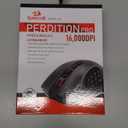 Redragon Wireless Gaming Mouse, MMO Gaming Mouse UP 16,000 DPI, 16 Macro Programmable Buttons, RGB Rechargeable with 12 Side Buttons, 70Hrs for PC Laptop MOBA FPS, M901P-KS (black)