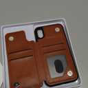 DJDUCK Designed for iPhone XR Case Wallet with Card Holder, [Magnetic Clasp Cover] [RFID Blocking Leather Protection] Shockproof Women Men Cases 6.1 Inch for Apple XR Light Brown