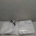 LC&QS Clear Tarps Heavy Duty Waterproof, 8x10ft Upgraded Edge Heat Fused Tear Resistant, Clear Tarps with Grommets for Patio Fencing, Rain, Wind, Cold, Chicken Coops, and More（Windproof Rope), 1 Piece