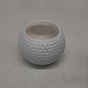 Accents & Occasions Ceramic Golf Ball Planter or Flower Arrangement Vase, 3-3/4-Inch