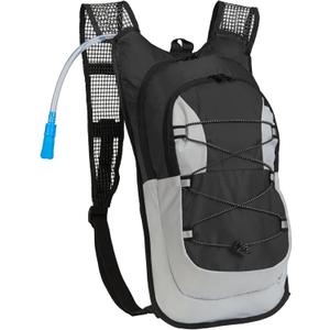 Black Mountain Products Hydration Pack - 2 Liter Water Bladder with Extra Large Storage Compartment