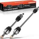 A-Premium Pair (2) Front CV Axle Shaft Assembly Compatible with Fiat 500 2012-2016 L4 1.4L, Automatic Transmission Only, Driver and Passenger Side, Replace# 68070392AB, 68070393AC