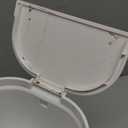 Single Serve One Cup Coffee Maker, for K Cups and Grounds, Mini Coffee Maker with Portable Handle, 6 to 12 Oz Brew Size, for Travel, Camping, Office, RV and Dorm, 120V, White and Brown