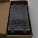 YGYQZ Small Bookshelf for Desktop Storage, Mini Cute Office Desk Shelves White Versatility Organizers for Women, Kids (Black Cloud)