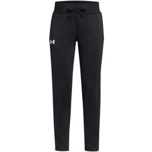 Under Armour Girls Armour Fleece Pants (X-Large, (003) Black / / White)