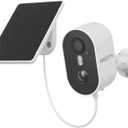 Security Camera Wireless Outdoor, 4MP Recharge Battery Powered WiFi Camera with Solar Panel, Motion Detection, Color Night Vision, 2-Way-Audio, 2.4G/5G Dual Band WiFi