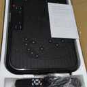 Shake Plate Vibration Exercise Machine for Lymphatic Drainage Massager & Weight Loss, 400 lbs Capacity Whole Body Vibrating Plate Workout for Women and Men (Bright Black)