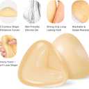 Push Up Bra Inserts Double Sided Sticky Bra Inserts for Bikinis/Sports Bras/Strapless Dresses - A Cups Size