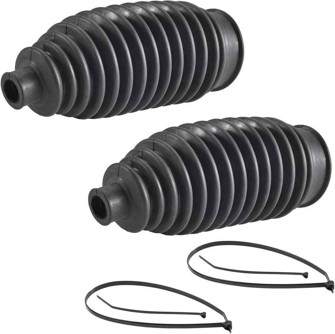 2pcs Steering Rack and Pinion Tie Rod Boots for Hyundai Elantra Tiburon Kia Spectra Lexus ES300 Suzuki Vitara Toyota Avalon Camry Highlander SIenna T100 Tacoma 1996-2009