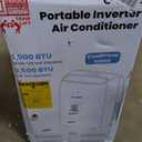 Dual Hose Portable Air Conditioner, [2025 Upgraded] Full DC Inverter Compressor, Energy-Saving 13.6 CEER, Low Noise (45dB), Cools Room up to 500 Sq.Ft., Backlit Remote Control, 14,000BTU, Black