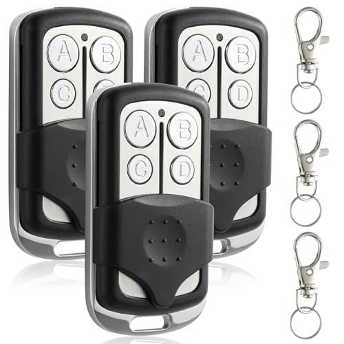 3 Keychain Garage Door Opener Remote,Compatible with LiftMaster Chamberlain Garage Door Opener,893MAX,890MAX 953EV/EVC,3 Pack