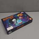 Witch Costume for Girls Aged 3-8 Years Halloween Light Up Skirt with Broom Hat Treat Bag Kids Toddler Girls Dress Up (Purple)