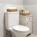 Toilet Paper Storage Basket for the Top of the Toilet Tank A Decorative and Functional Organizer Toilet Basket Tank Topper, Ideal for Bathrooms, Living Rooms, or Bedroom Countertops
