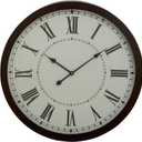 Deco 79 Metal Decorative Wall Clock Wall Clock for Home, Wall Clock for Room 30" x 3" x 30", Black