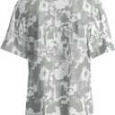 Baseball Jersey for Men,Blank Baseball Jerseys Shirts Short Sleeve Hip Hop Sports Casual Button-Down Uniforms (XL)