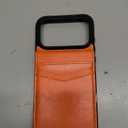 KIHUWEY Compatible with iPhone 17 Pro Max Case Wallet with Credit Card Holder, Flip Premium Leather Magnetic Clasp Kickstand Heavy Duty Protective Cover for iPhone 17 Pro Max 6.9 Inch (Orange)