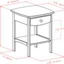 Winsome 82218 Wood Claire Accent Table, Natural 18 inches
