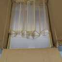 6 Pack Acrylic Sign Holder 8.5X11 Gold Picture Frames Double-Sided Display Stand Clear Acrylic Frame for Menu Holder Wedding Table Number Holder Photo Frames