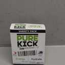 PURE KICK Energy and Hydrate Singles To Go Drink Mix Variety Pack, Black cherry, Pomegranate, Orange Passion Fruit, Strawberry watermelon, and Concord Grape, 40 Count (Pack - 1) BB Date Not Found 