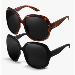 miyya Bug Eye Oversized Polarized Sunglasses Womens, Trendy Retro Sun Glasses for Women 2025, Oversized UV Protection Shades