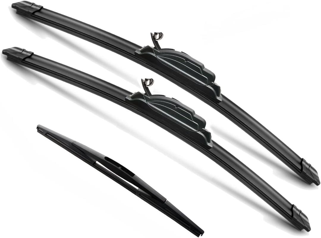 3Pcs for Honda Odyssey Windshield Wipers 2005-2019 2020 2021 2022, Original Equipment Automotive Replacement Silicone Windshield Wiper Blades for My Car-26"/22"/16B" (Pack of 3) J- HOOK (26"+22"+16"(Odyssey 2005-2020))