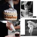 LoveBB 500 Pcs Piping Bags Disposable 10.6 inch Thick Tipless Pastry Bags Icing Frosting Bags for Baking Cookies Cupcake Decorating Supplies