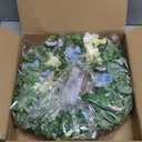 [Lighted & Timer] 24" Spring Summer Wreaths for Front Door Blue Hydrangea Wreath with Lights Butterfly Rose Daisies Artificial Floral Wreath for Home Wall Window Farmhouse Wedding Indoor Outdoor Decor