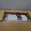 Alpha Living 4 Pack Chafing Dish Full Set  Stainless Steel Catering Chafer with Lids, Pans & Fuel Holders  Buffet Food Warmers for Parties, Events & Weddings  Alpine Gray Handles