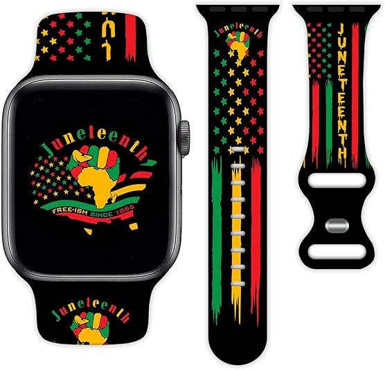 Watch Band Compatible with Apple Watch 38mm 40mm 41mm 42mm 44mm 45mm Silicone Wristbands Replacement Strap for IWatch Series 7 6 5 4 3 2 1 SE Women Men Unisex Gifts