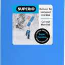 Superio Snow Slider Mat, Flexible Snow Sled Flying Carpet, Roll up Sleds for Adults 54" Lightweight Plastic Snowboard Sled