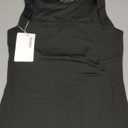 REORIA Butsmooth® Women’s Sexy Sleeveless Square Neck Double Lined Basic Bodysuit Tank Tops, XS