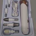 Professional Manicure Pedicure Kit, Electric Nail File Set, Cordless Electric Nail Drill Machine, 5 Speeds Hand Foot Care Tool for Nail Grind Trim Polish(White)