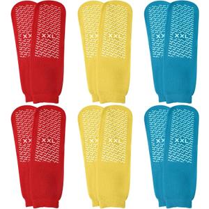 Panitay 6 Pairs XX Large Slipper Socks Terry Ring Non Slip Gripper Socks for Adults Home Hospital