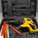 Cordless SDS Hammer Drill for Dewalt 20V MAX Battery, Brushless Rotary Hammer Drill with Safety Clutch for Concrete/Masonry (No Battery)