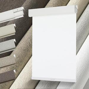 Persilux No Drill No Tools Light Filtering Roller Shades for Windows,Linen Fabric Cordless Roller Blinds,Custom Blinds for Home,Bedroom,Living Room,White-Light Filtering,Custom Size