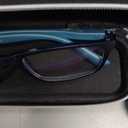 Reading Glasses for Men with Spring hinges 1.50 Rectangulart Computer Readers with Blue Light Protection and Case