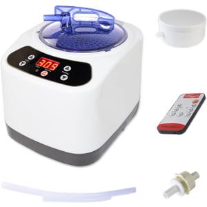 Portable Sauna Steamer Pot, 3L Lightweight Large Capacity Spa Machine, Mini Sauna Generator for Home with Remote Control, Timer&Heating Degrees Display for Spa Therapy